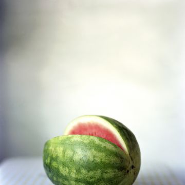 Watermelon, Melon, Citrullus, Fruit, Plant, Cucumber, gourd, and melon family, Food, Vegetable, Still life photography, Produce, 
