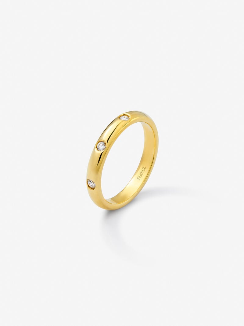 anillo oro mujer