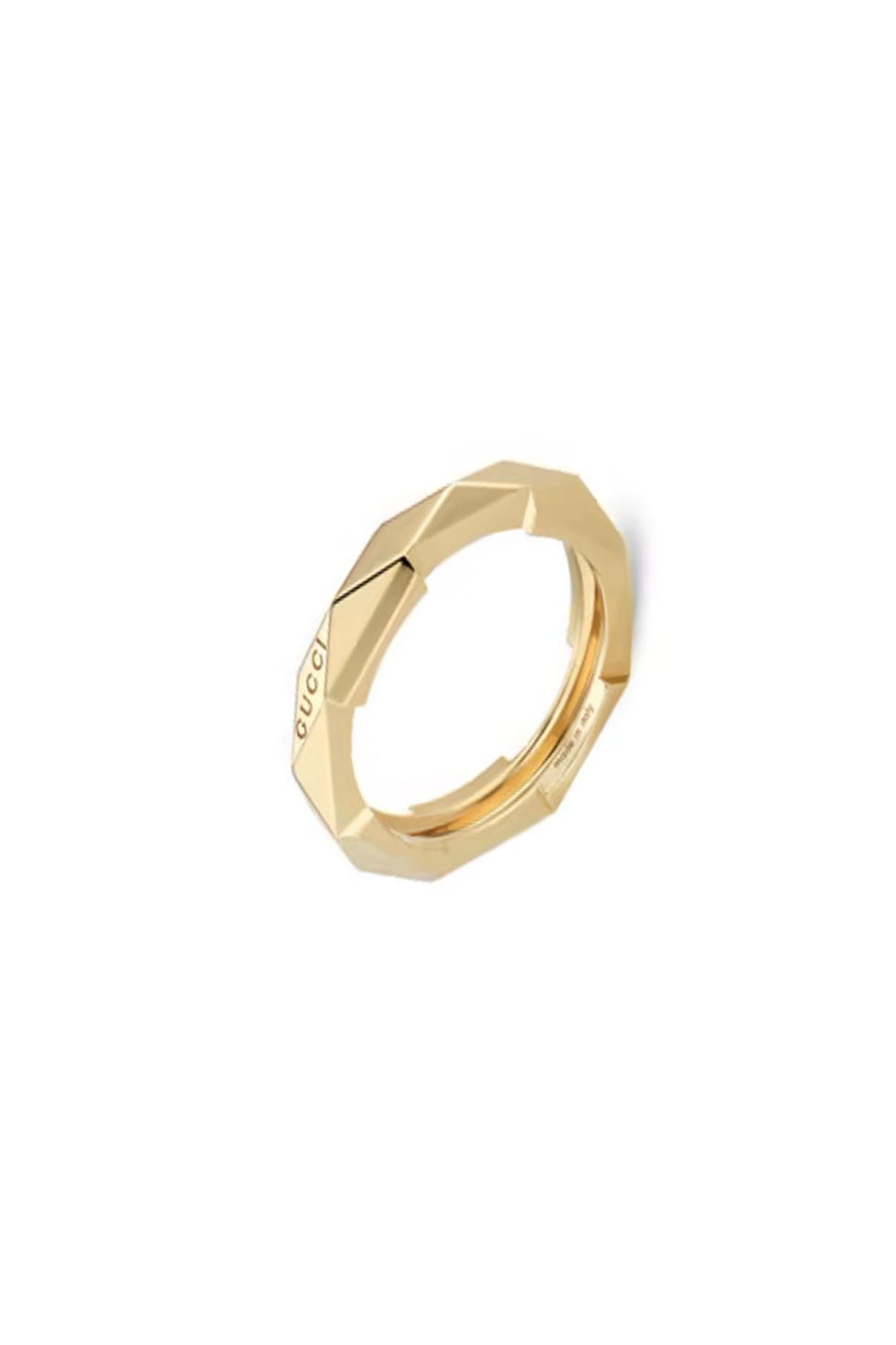 anillo de gucci link to love con tachuelas