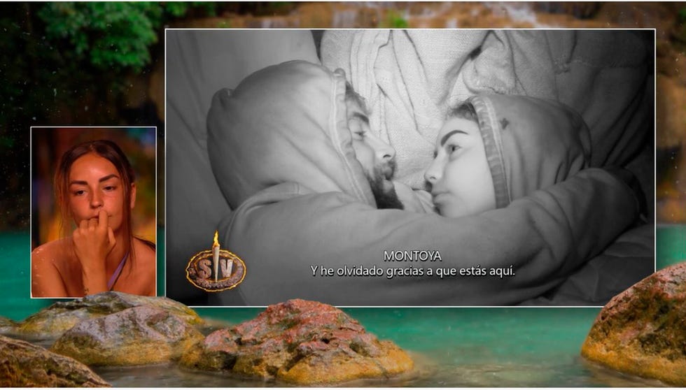 anita y montoya se muestran romanticos en supervivientes
