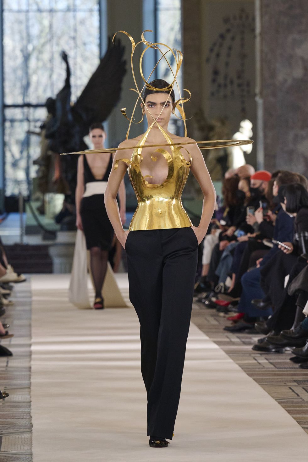 schiaparelli runway paris fashion week haute couture springsummer 2022