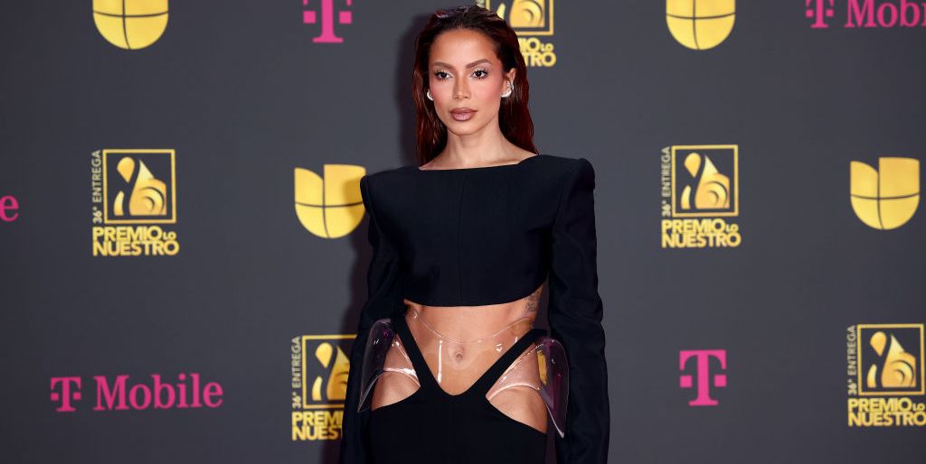 Anitta Wears Chic Cutout Mugler Look with Space-Age Waist Accessory