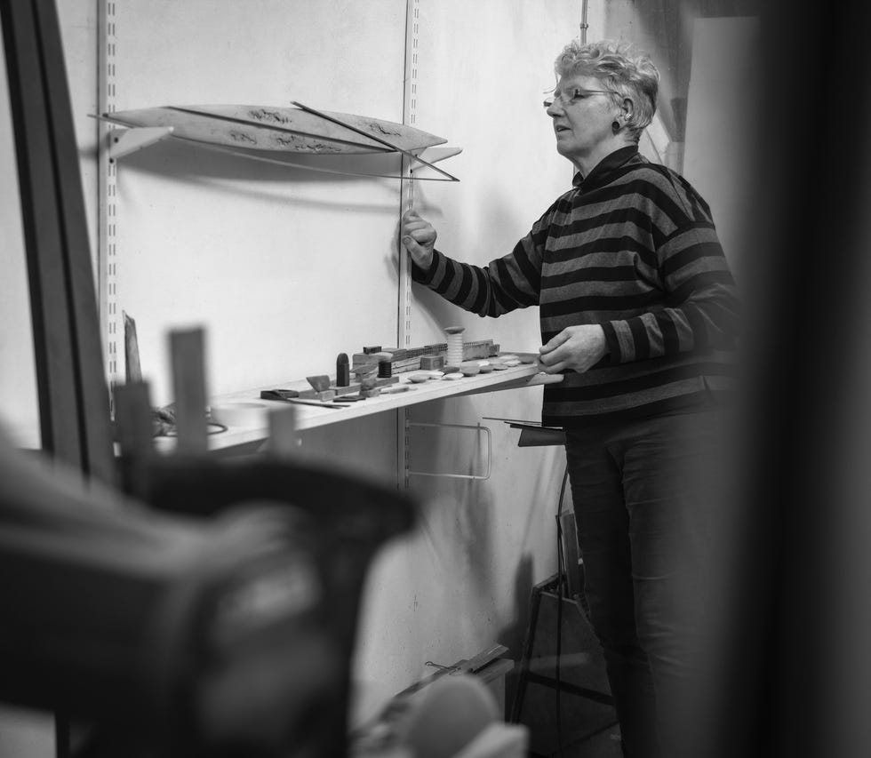 ann christopher ra in her studio