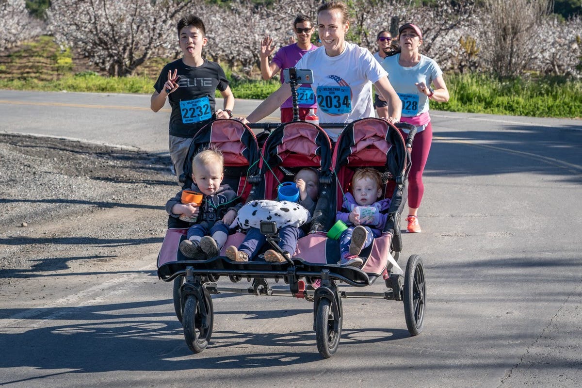 Ann Marie Cody 10K Guinness World Record for Triple Stroller