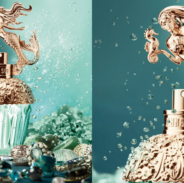 Anna Sui推出超夢幻「童話美人魚淡香水」！復古精緻金色雕刻搭配神秘花