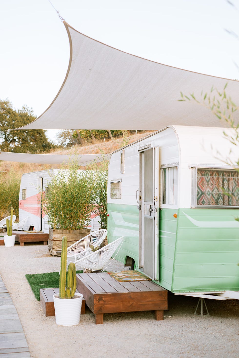 You Can Camp Out in Vintage Trailers at Alta Colina Vineyard in California