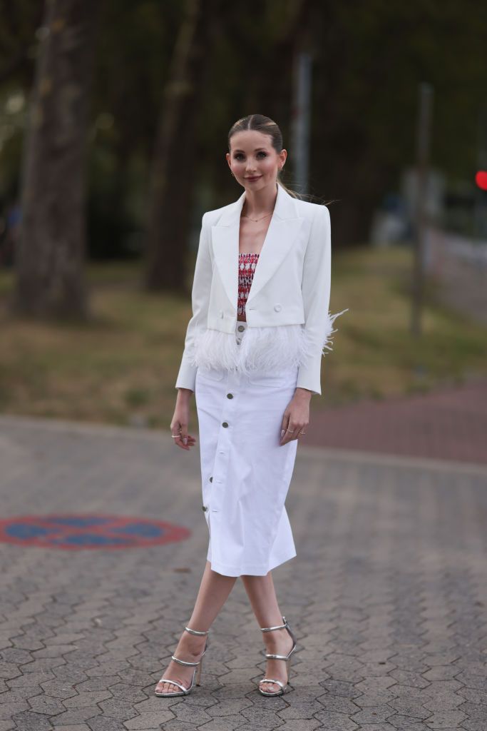 street style at riani cruise 2023 in duesseldorf