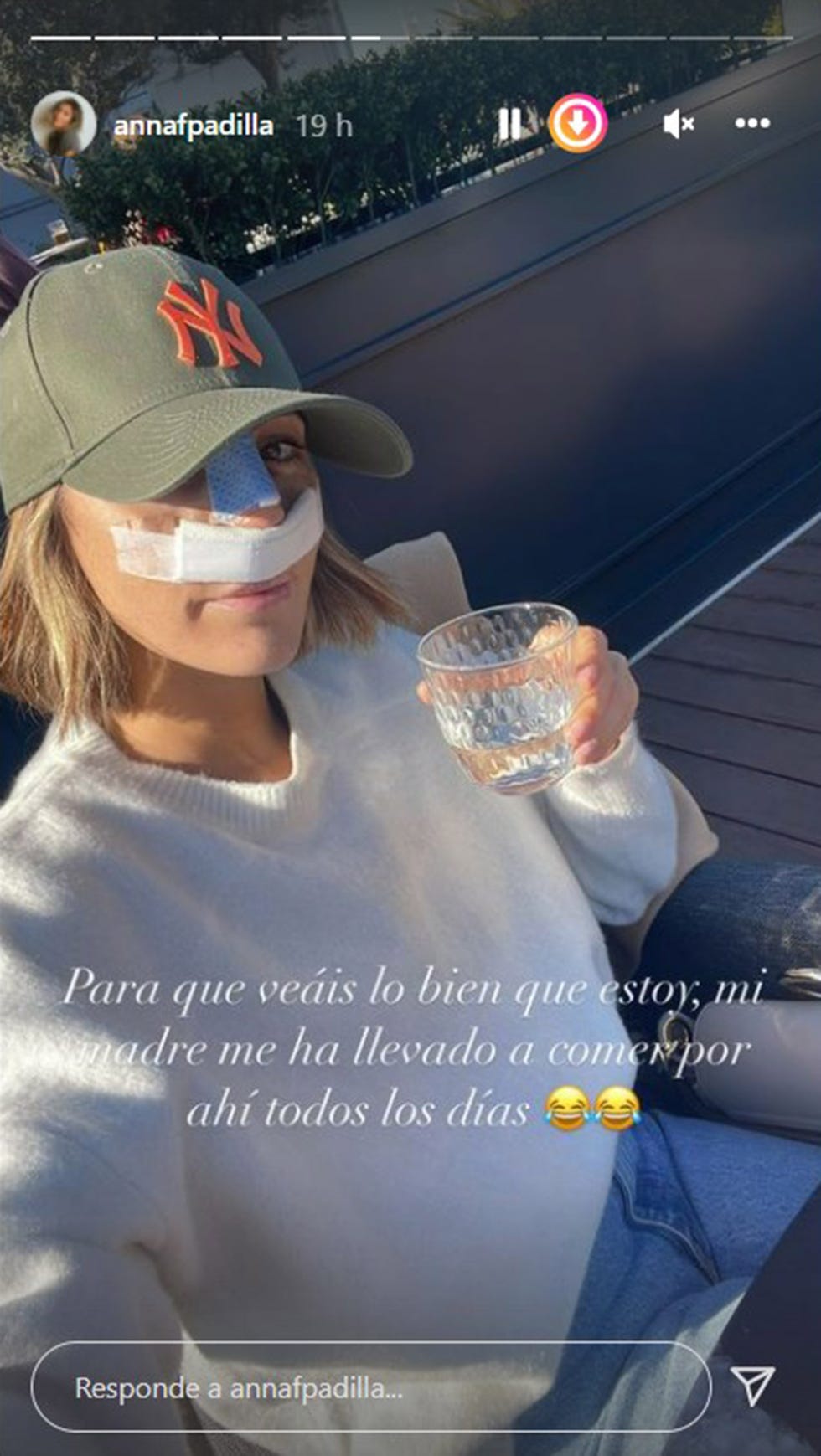 anna ferrer padilla, hija de paz padilla, anuncia que se ha hecho una rinoplastia