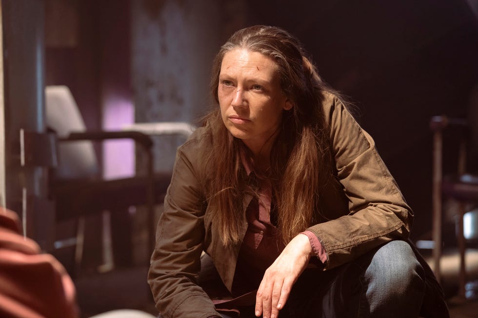 anna torv as tess in the last of us