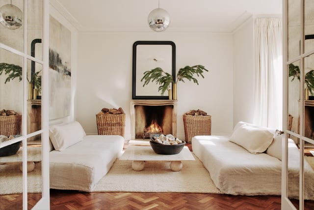 living room of au bespoke founder anna unwin's home