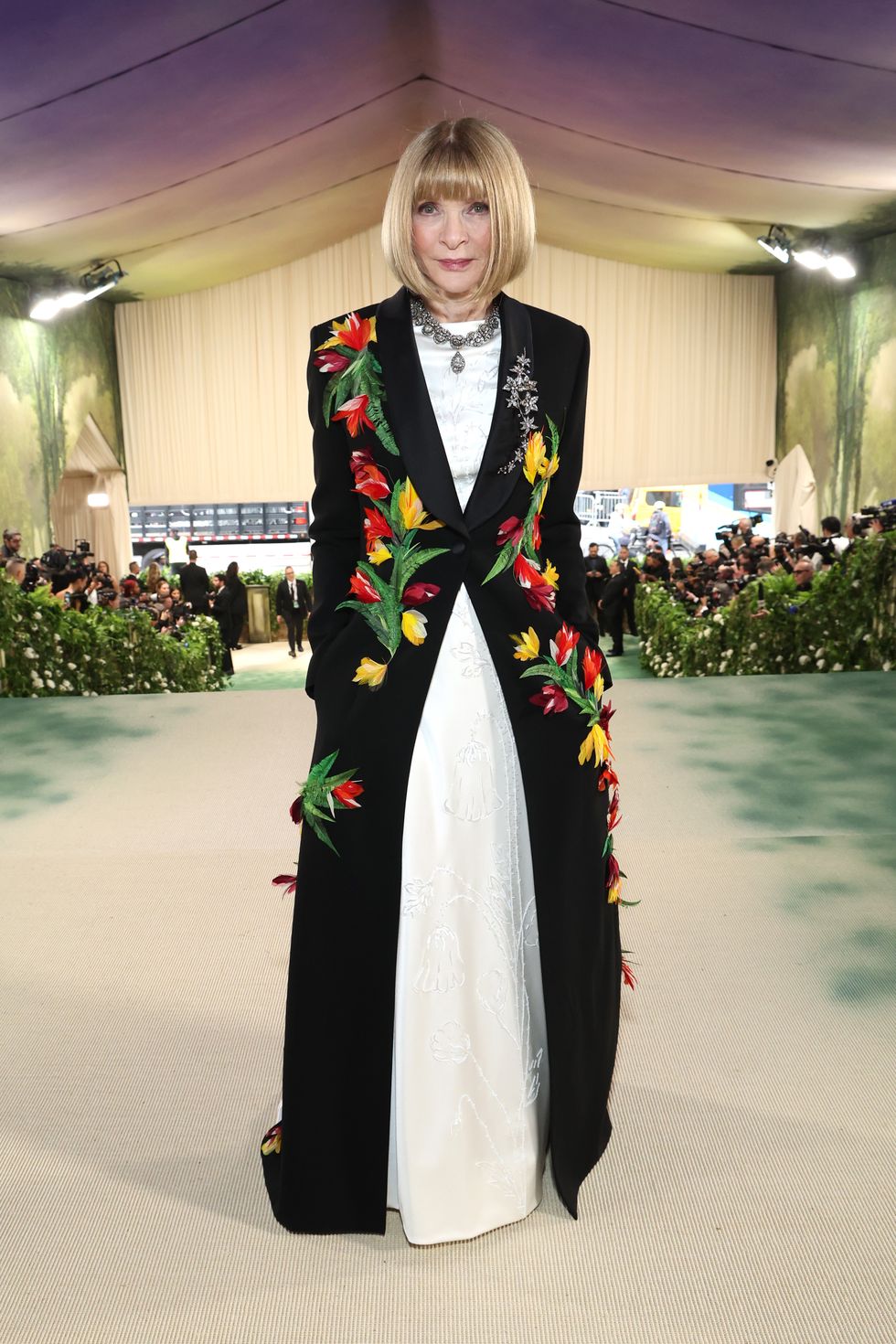 the 2024 met gala celebrating "sleeping beauties: reawakening fashion" red carpet
