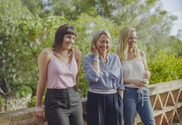 annabel scholey, nicola walker, fiona button, the split barcelona