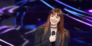 sanremo, italy february 06 annalisa attends the 74th sanremo music festival 2024 at teatro ariston on february 06, 2024 in sanremo, italy photo by daniele venturellidaniele venturelligetty images
