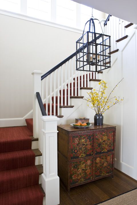 Stairs, Handrail, Property, Product, Room, Interior design, Baluster, Wood flooring, Home, Hardwood, 