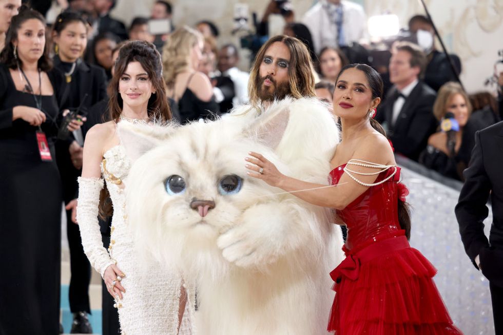 the 2023 met gala celebrating karl lagerfeld a line of beauty arrivals