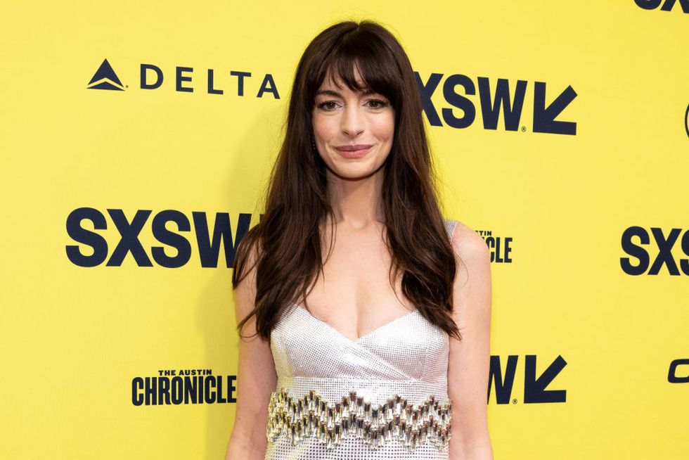 austin, texas march 16 anne hathaway attends the world premiere of the idea of you during the 2024 sxsw conference and festival at the paramount theatre on march 16, 2024 in austin, texas photo by rick kernwireimage