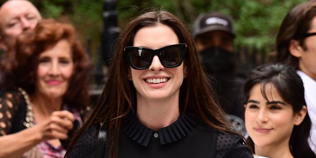 celebrity sightings in new york city anne hathaway