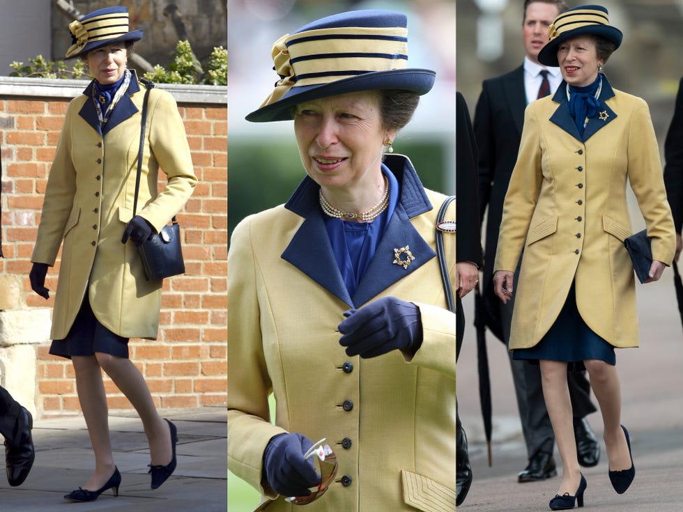 Princess Anne Wore a Favorite Outfit to Lady Gabriella Windsor's ...