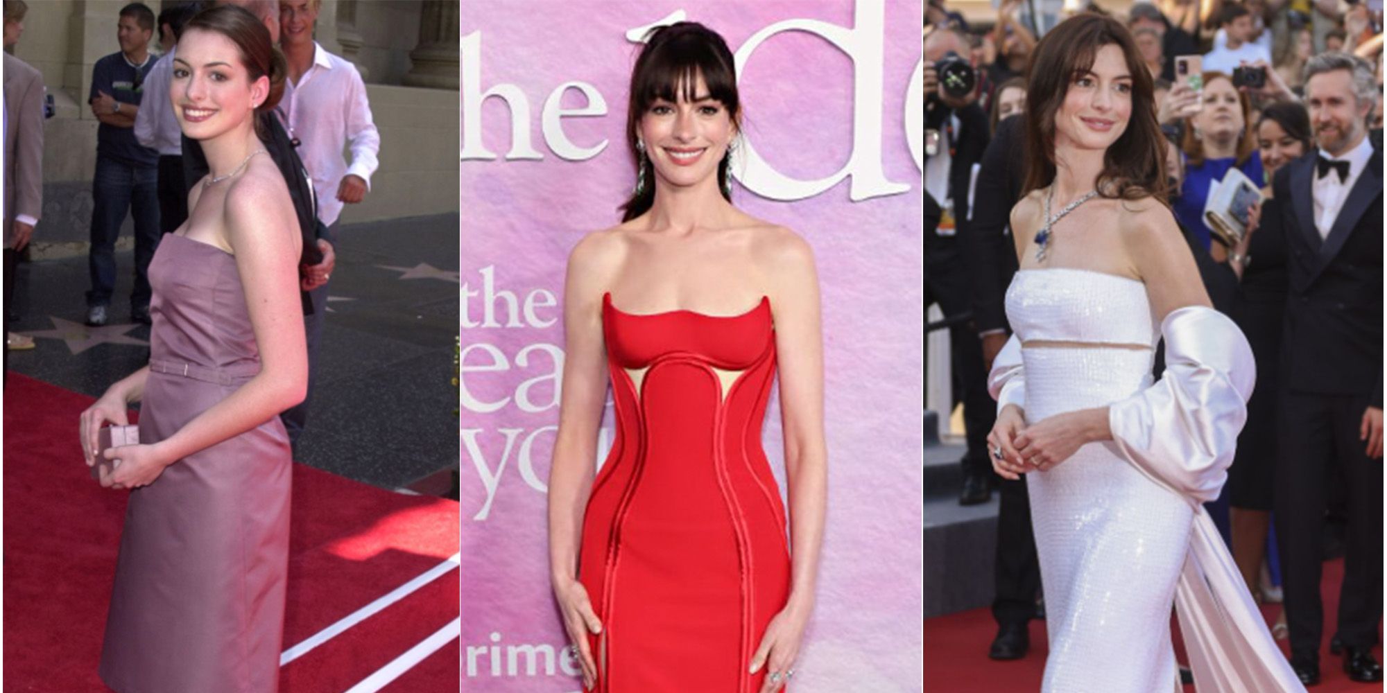 Emily Blunt Meryl Streep and Anne Hathaway at the SAG awards