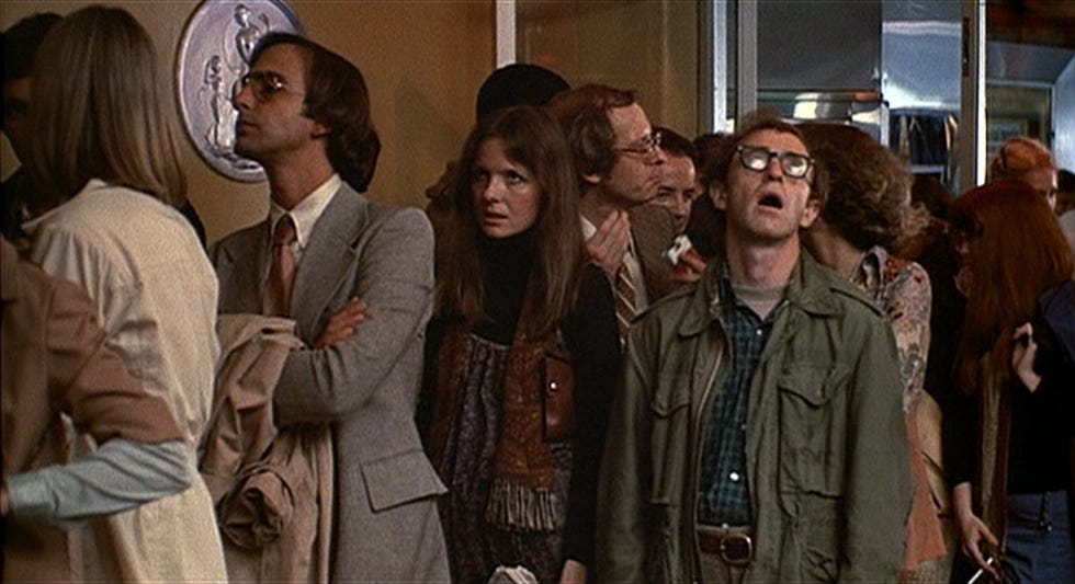 Annie Hall (1977) Woody Allen y Diane Keaton