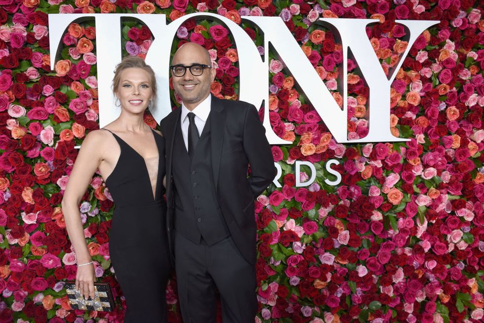 ayad akhtar and annika boras attend the 72nd annual tony awards on june 10, 2018