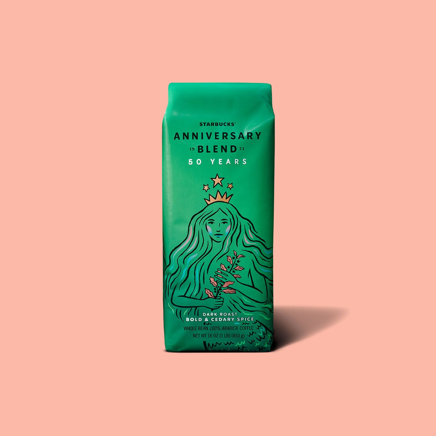 starbucks anniversary blend 1lb whole bean coffee