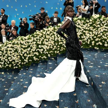 the 2025 met gala celebrating "superfine: tailoring black style" arrivals