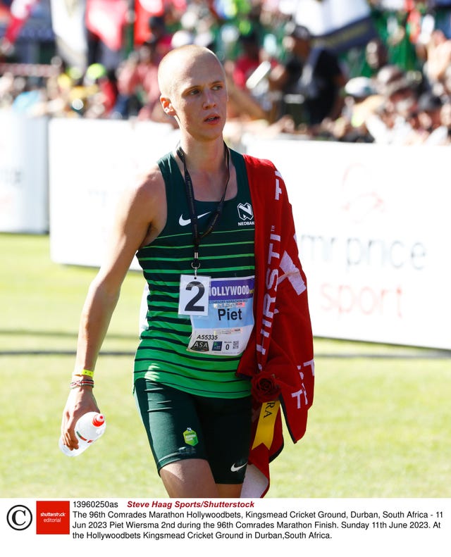 piet wiersma na winst in de comrades marathon