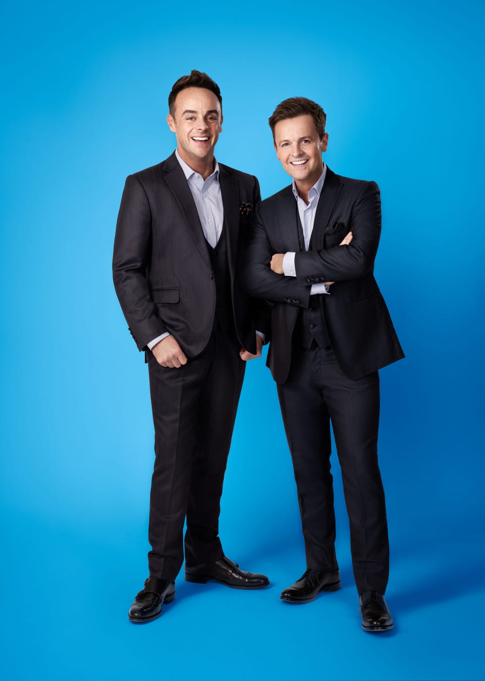 this image and the information contained herein is strictly embargoed until 0001 tuesday 16th february 2021from itv studiosant  dec's saturday night takeaway sr17 on itvpictured ant  decthis photograph is c itv plc and can only be reproduced for editorial purposes directly in connection with the programme or event mentioned above, or itv plc once made available by itv plc picture desk, this photograph can be reproduced once only up until the transmission tx date and no reproduction fee will be charged any subsequent usage may incur a fee this photograph must not be manipulated excluding basic cropping in a manner which alters the visual appearance of the person photographed deemed detrimental or inappropriate by itv plc picture desk  this photograph must not be syndicated to any other company, publication or website, or permanently archived, without the express written permission of itv plc picture desk full terms and conditions are available on the website wwwitvcompresscentreitvpicturestermsfor further information please contactjameshilderitvcom  0207 157 3052