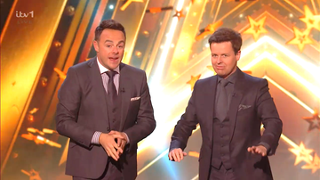 ant and dec on bgt live final 2