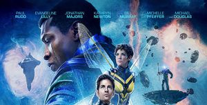 ant man and the wasp quantumania poster starring evangeline lilly, paul rudd