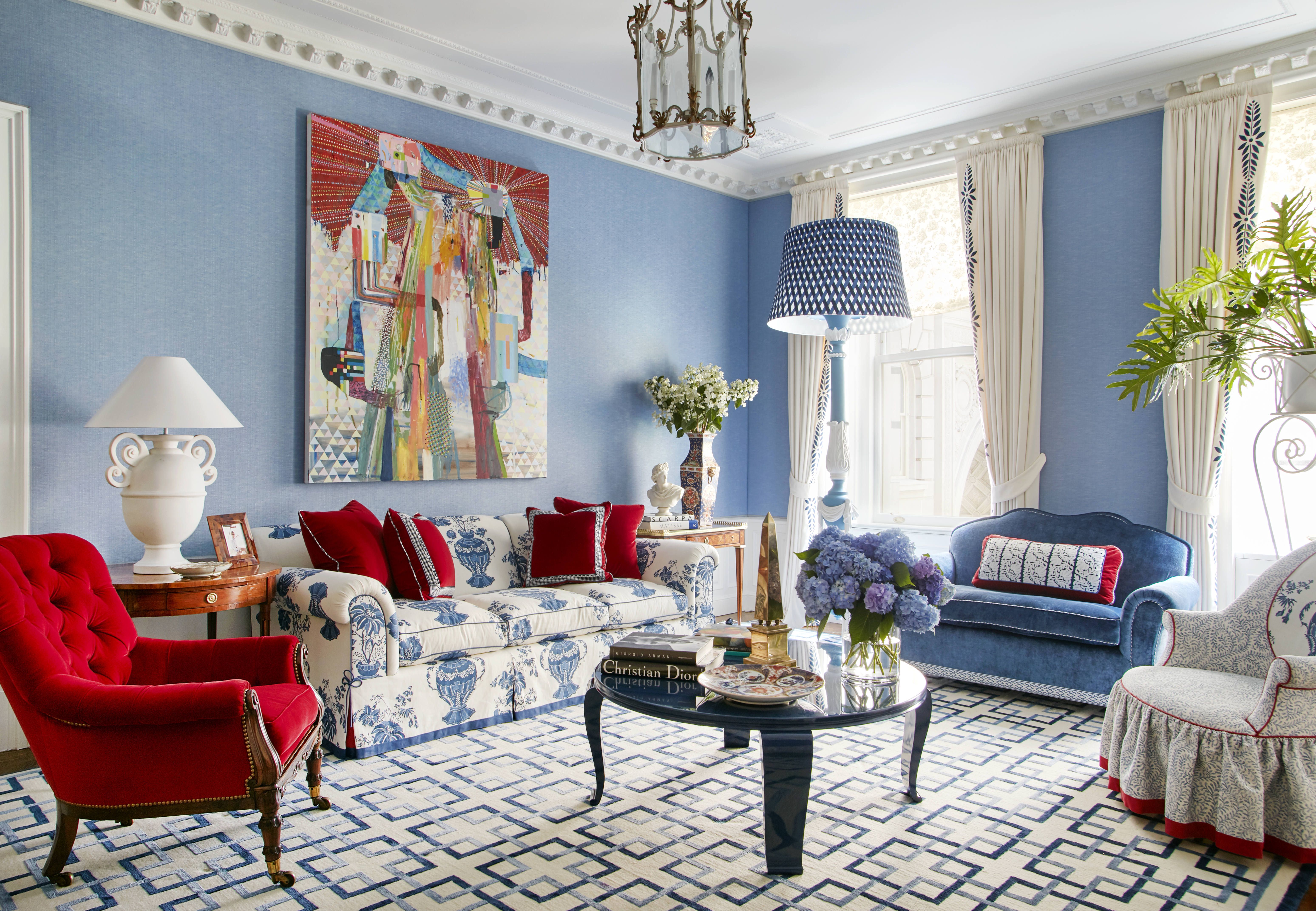 25 of the Best Blue Paint Color Options for a Living Room