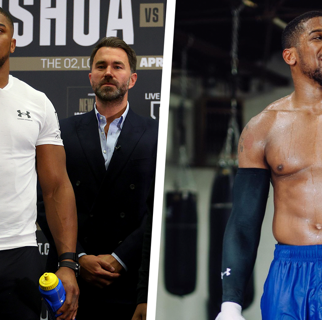 anthony joshua reveals less muscular physique ahead of comeback bout against jermaine franklin