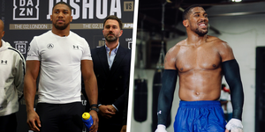 anthony joshua reveals less muscular physique ahead of comeback bout against jermaine franklin