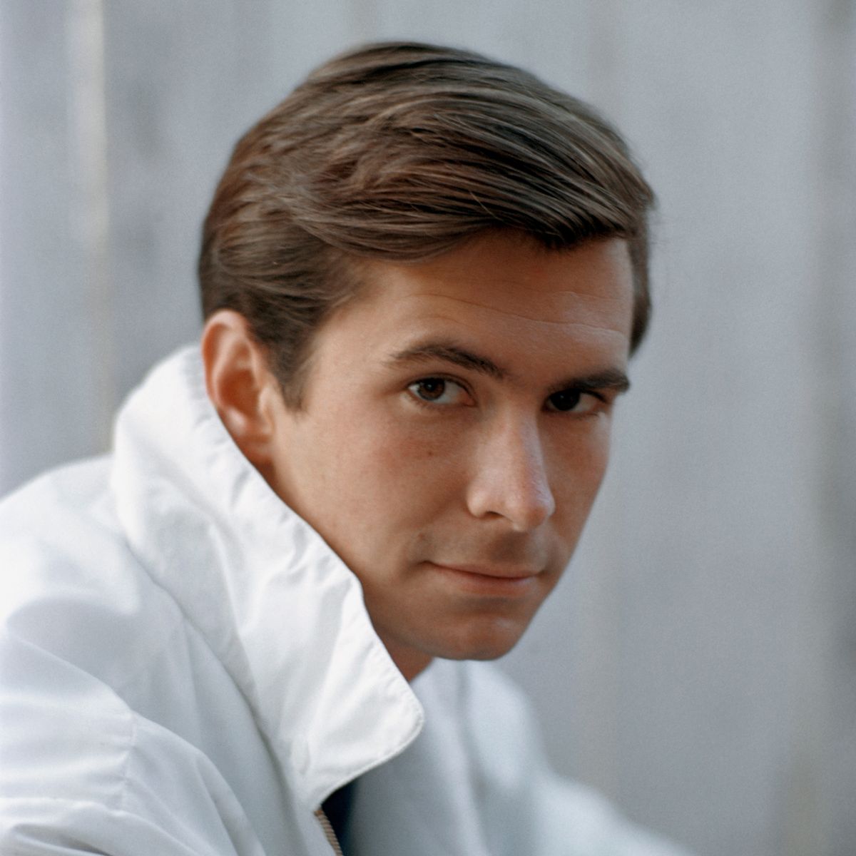 Anthony Perkins Portrait SessionLOS ANGELES - 1958: Actor Anthony Perkins poses for a portrait at home in 1958 in Los Angeles, California. (Photo by Richard C. Miller/Donaldson Collection/Getty Images)