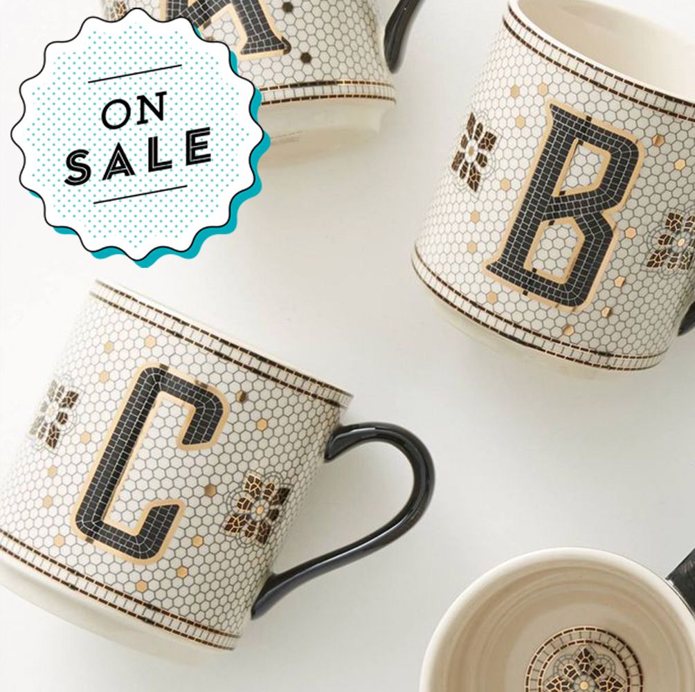 Anthropologie's Highly-Coveted Initial Mugs Are on Sale for Less Than $10!