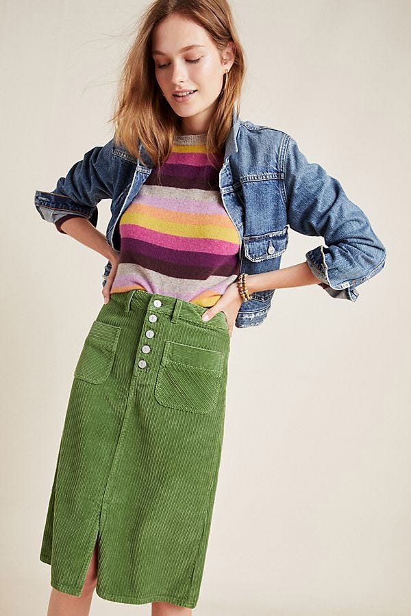 corduroy skirt 