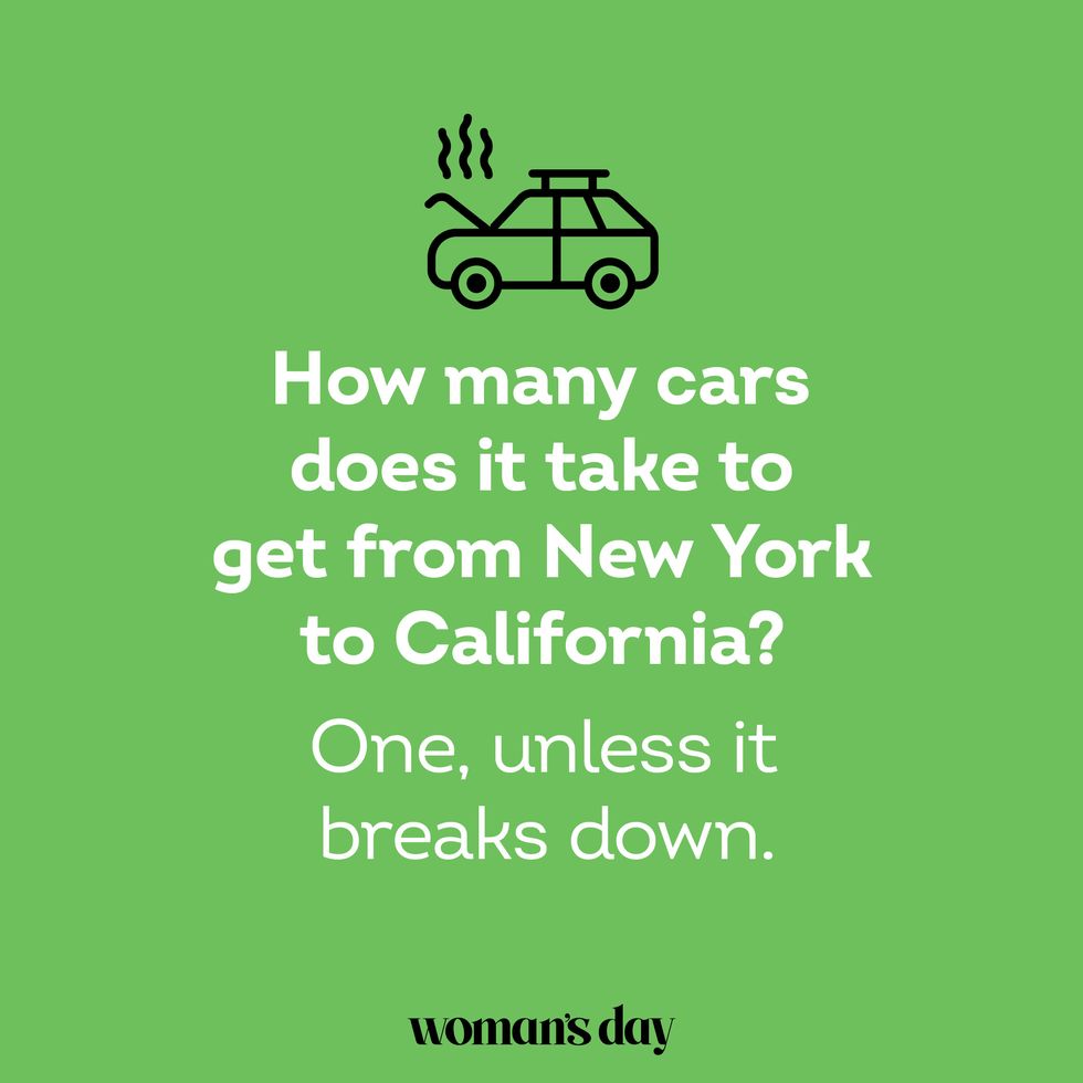 best anti jokes how many cars new york to california