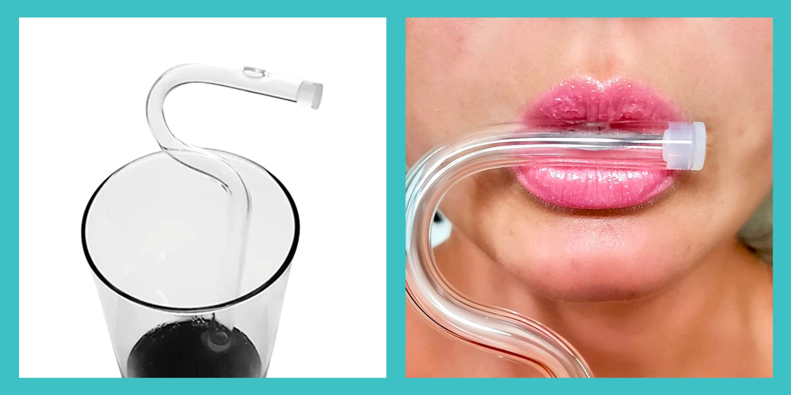 LipSips is reusable and when used w/ a straw allows you to drink without  pursing your lips, preventing wrinkles! 