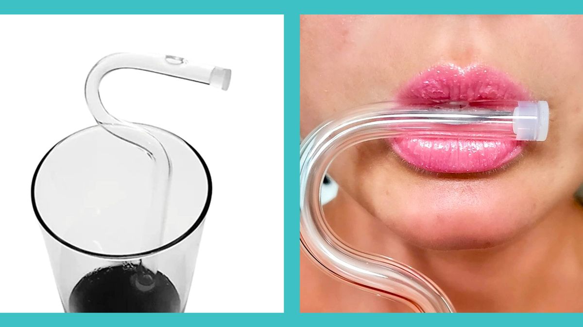 They say straws will cause mouth wrinkles… welp here ya go! #beautytips  #antiaging #funny 