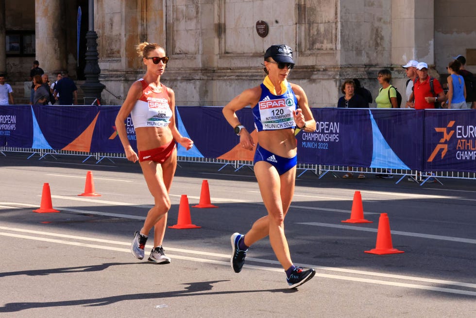 raquel gonzalez, plata en 35km marcha