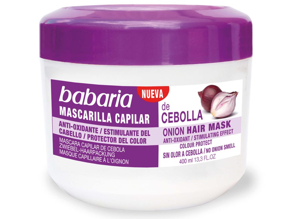 Mascarilla con estracto de cebolla 