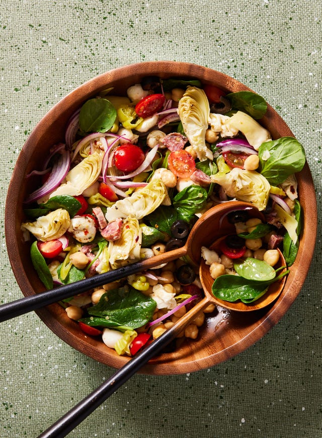 antipasto chickpea salad