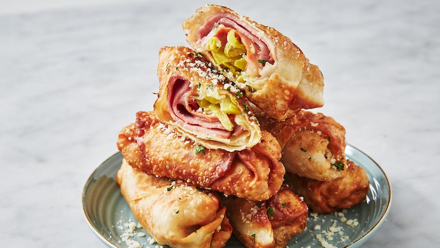 Video player poster image preview for These Antipasto Egg Rolls Are What Dreams Are Made Of