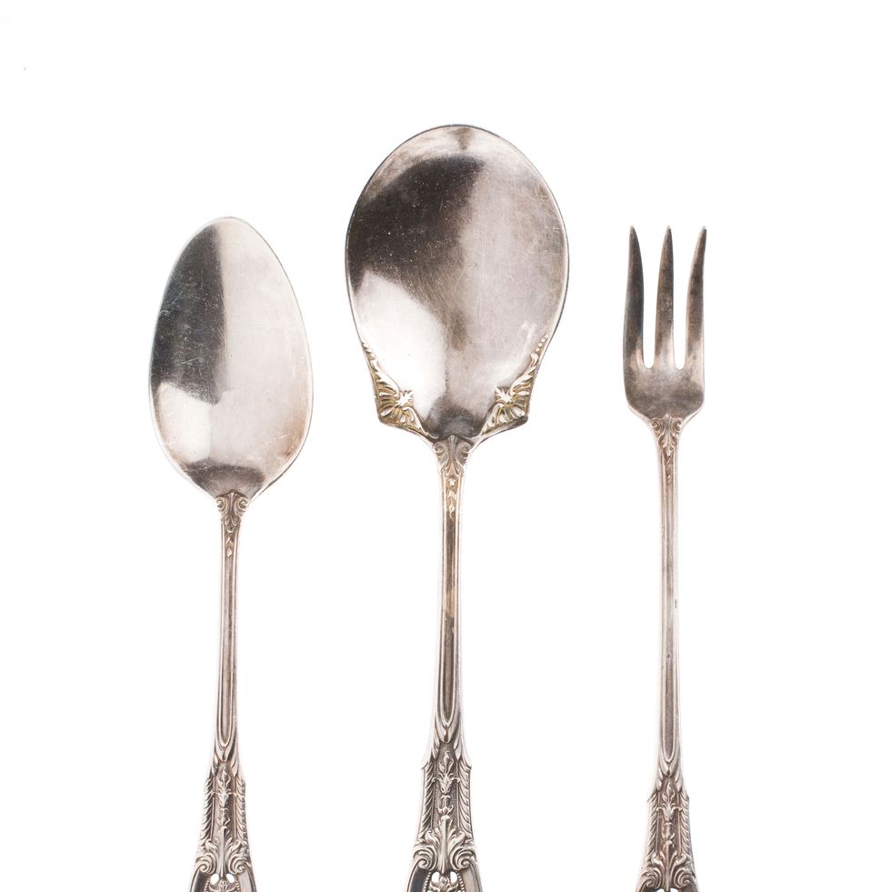 vintage items to borrow from grandma flatware