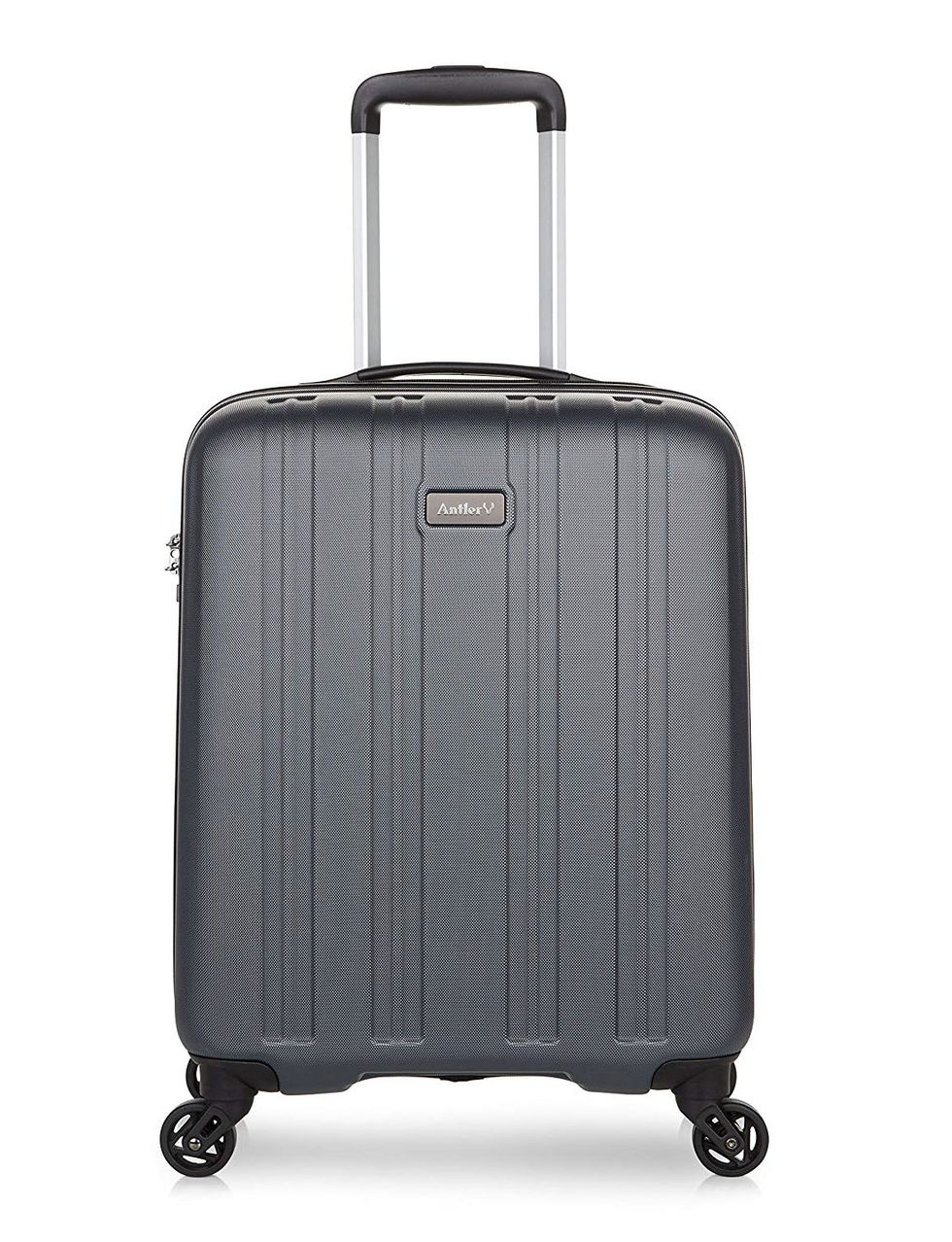 Suitcase, Bag, Hand luggage, Baggage, Luggage and bags, Rolling, Wheel, Automotive wheel system, Silver, Travel, 