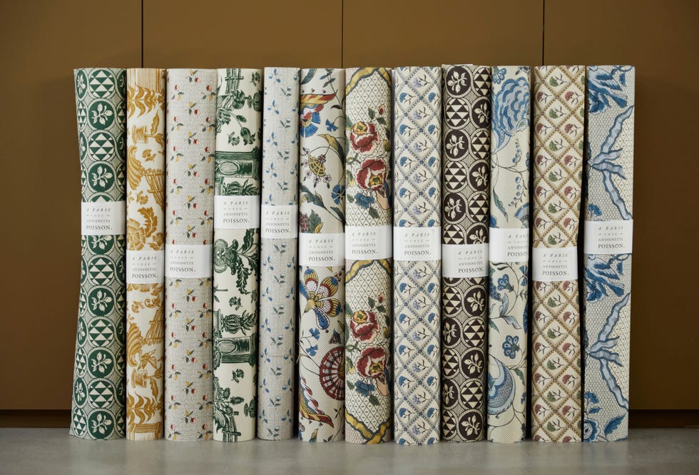 antoinette poisson's traditionally printed wallpapers