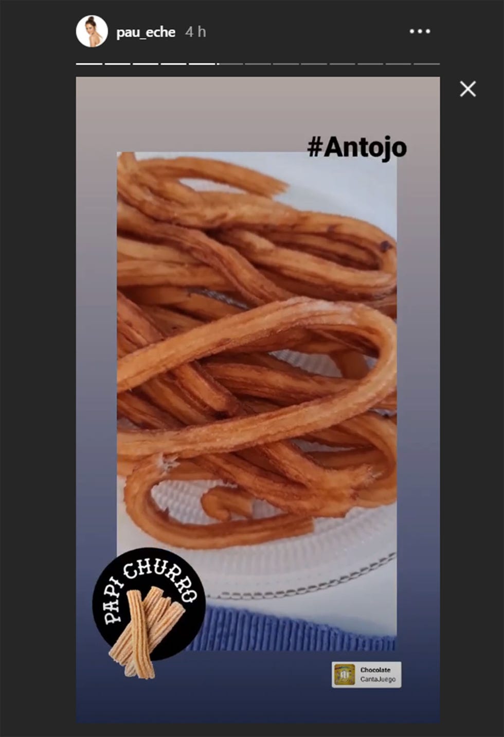 foto de unos churros