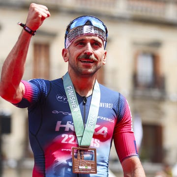 a man wearing a medal a man wearing a medal