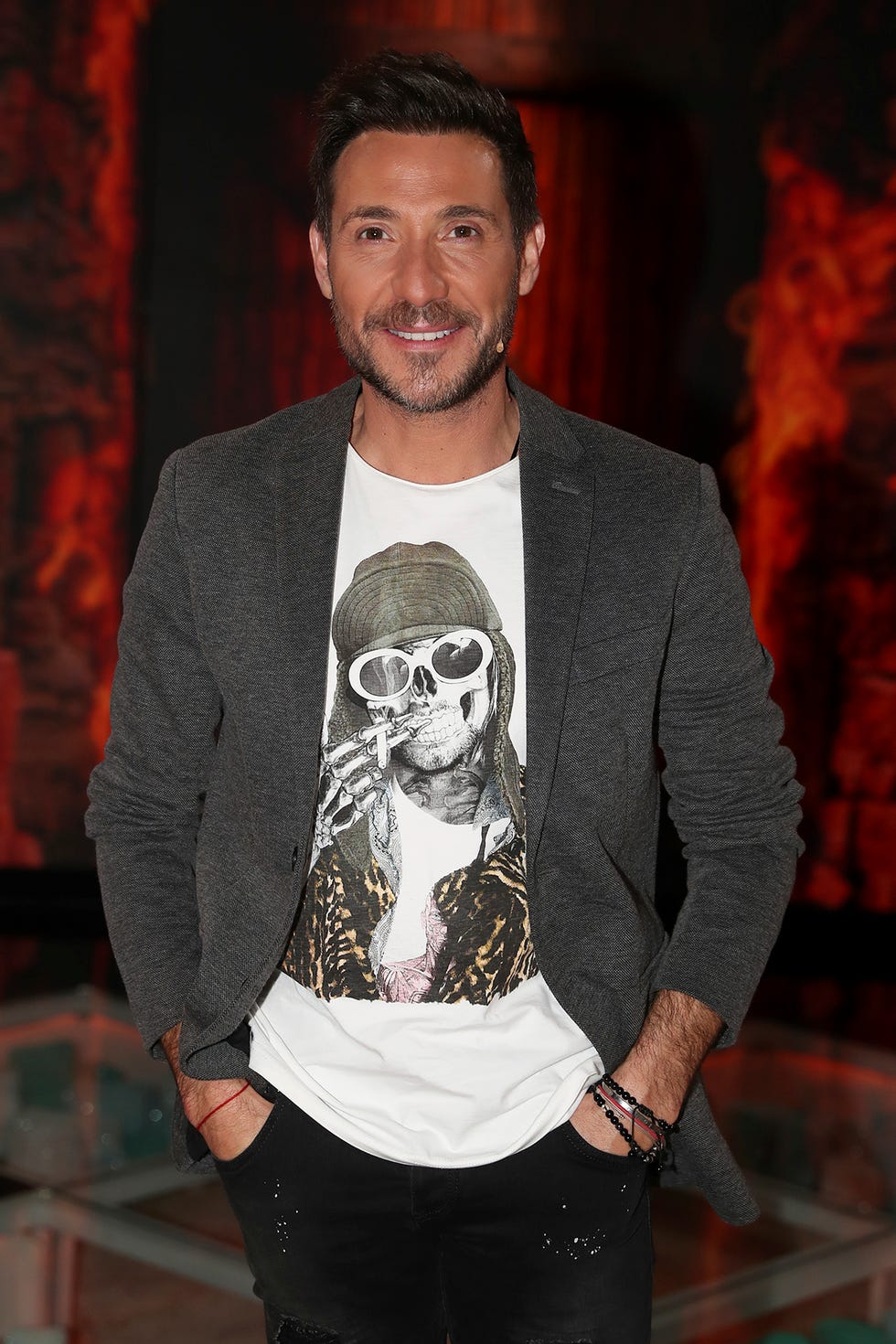 antonio david en  la gala de 'supervivientes' en marzo de 2020